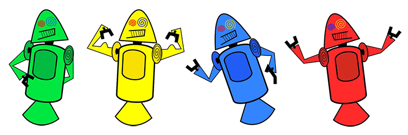 Imagens de robos desenhados